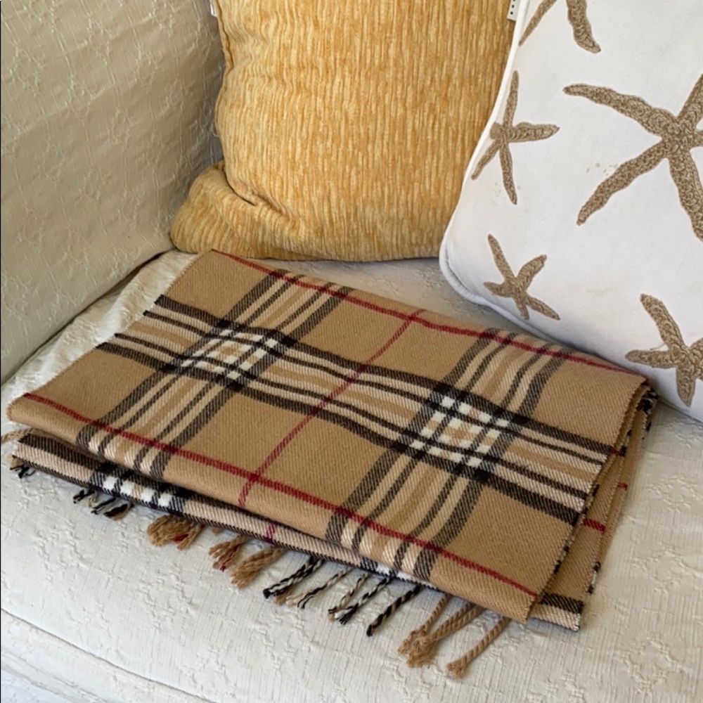 Burberry patterned scarf